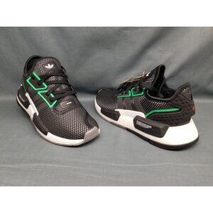 Adidas Boys NMD_G1 J Sneakers Composition Black Green White Size 5.5 NEW NO BOX!